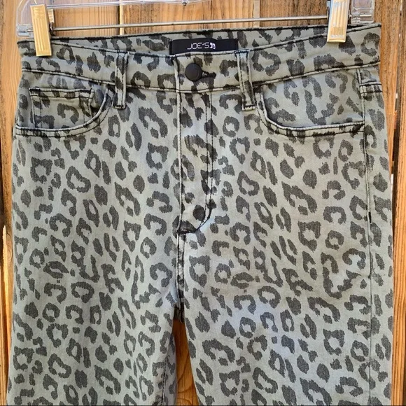 Joe's Leopard Print High Rise Skinny Jeans | 27 - Picture 5 of 12